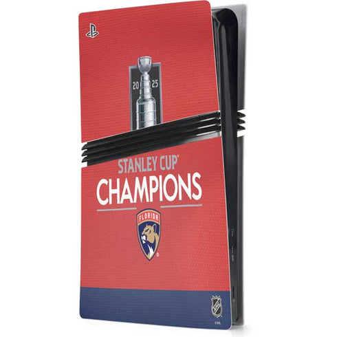 2025 Stanley Cup Champions Florida Panthers PS5 Pro Console Skin